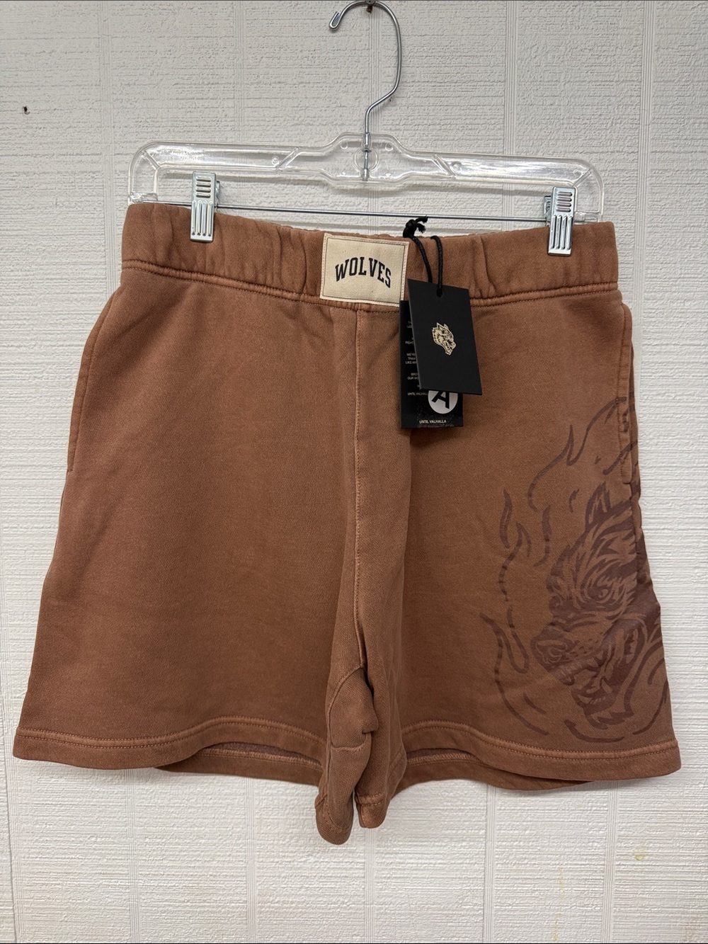 Darc Sport Brown Graphic Athletic Shorts